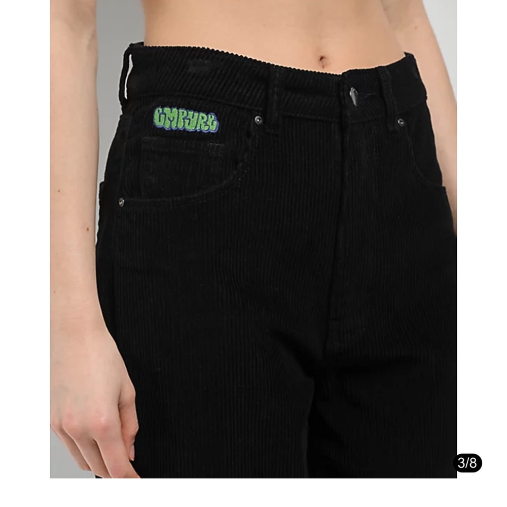 Empyre Black Corduroy Skate Pants
